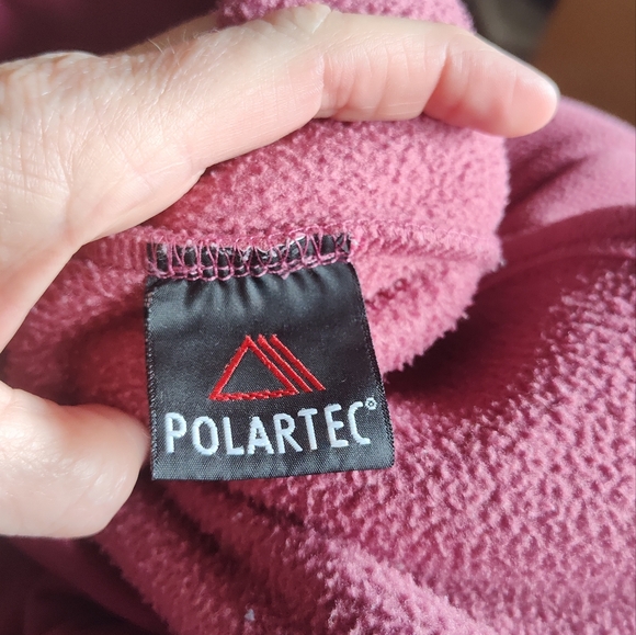 Cabela's Fleece 3/4 Zip Up XL Maroon - Picture 5 of 5